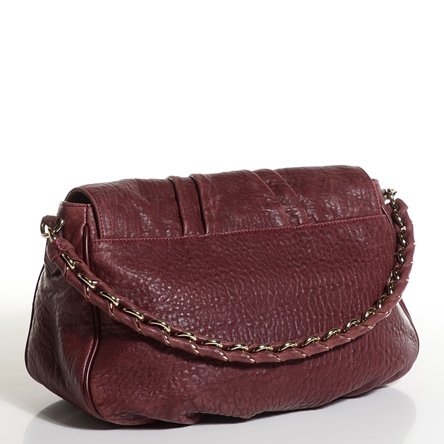 Crinkled Lambskin Mia Shoulder Flap Mona