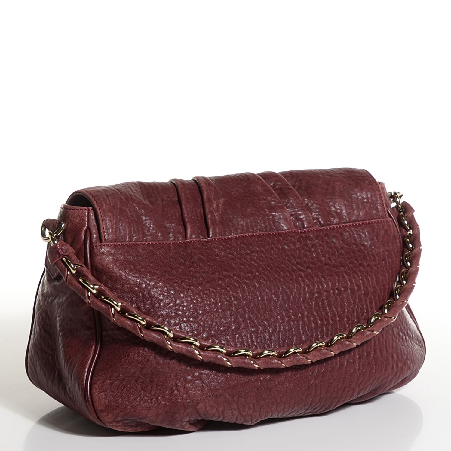 Fendi Crinkled Lambskin Mia Shoulder Flap Mona 3 of 10