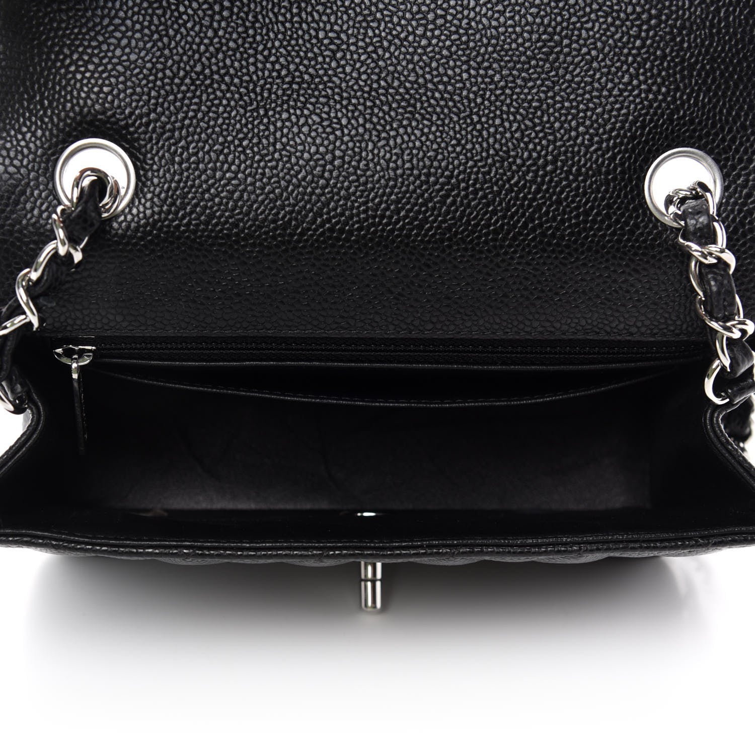 Chanel Caviar Quilted Mini Rectangular Flap Black 5 of 11