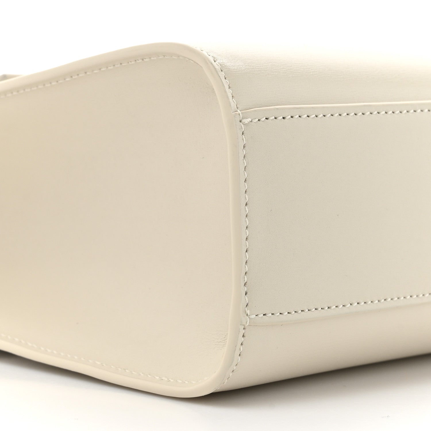 Saint Laurent Smooth Calfskin Manhattan Shoulder Bag Crema Soft 10 of 11