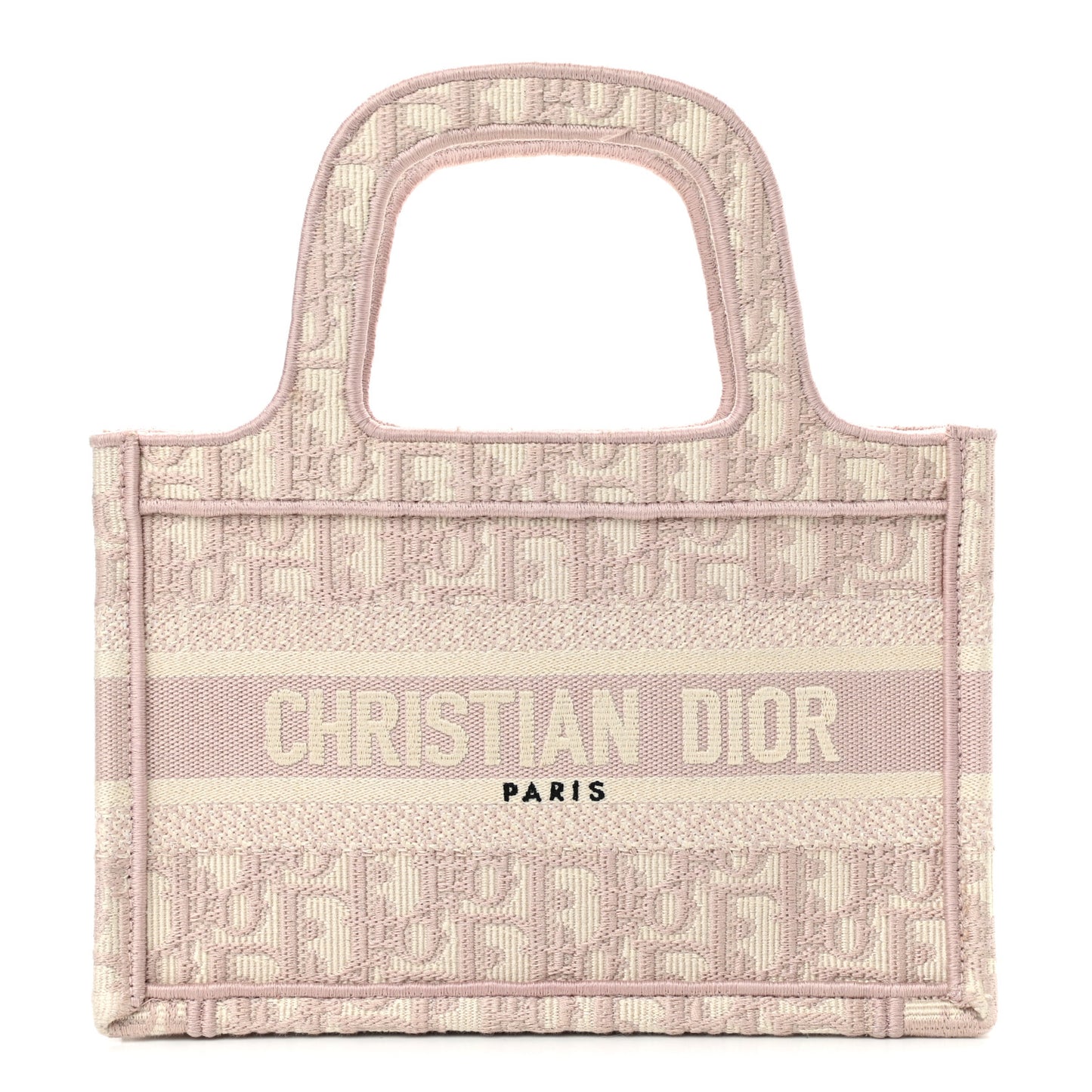 Oblique Mini Book Tote Rose Des Vents Multicolor