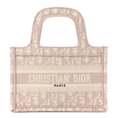 Christian Dior Oblique Mini Book Tote Rose Des Vents Multicolor 1 of 12
