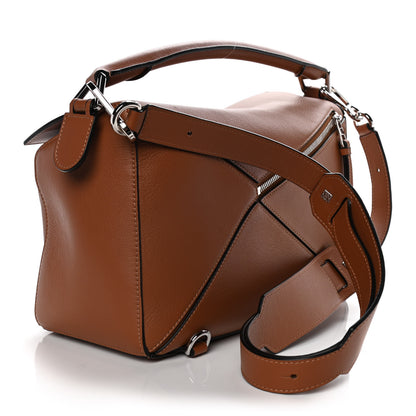 Loewe Calfskin Medium Puzzle Bag Tan 3 of 14