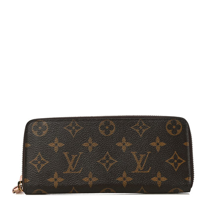 Louis Vuitton Monogram Clemence Wallet Rose Ballerine 1 of 10