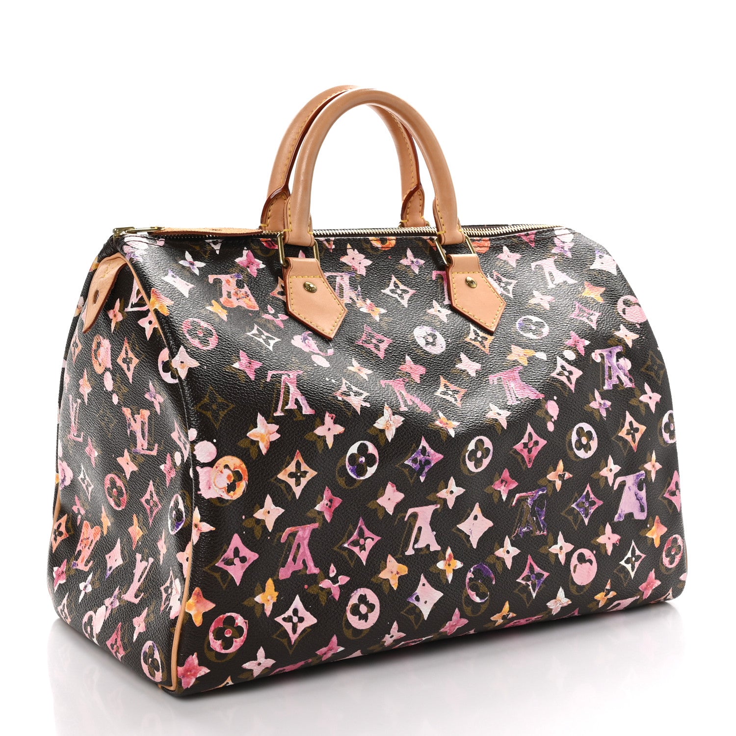 Louis Vuitton Watercolor Aquarelle Speedy 35 Brown 3 of 11