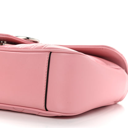 Gucci Calfskin Matelasse Small GG Marmont Shoulder Bag Wild Rose 14 of 15
