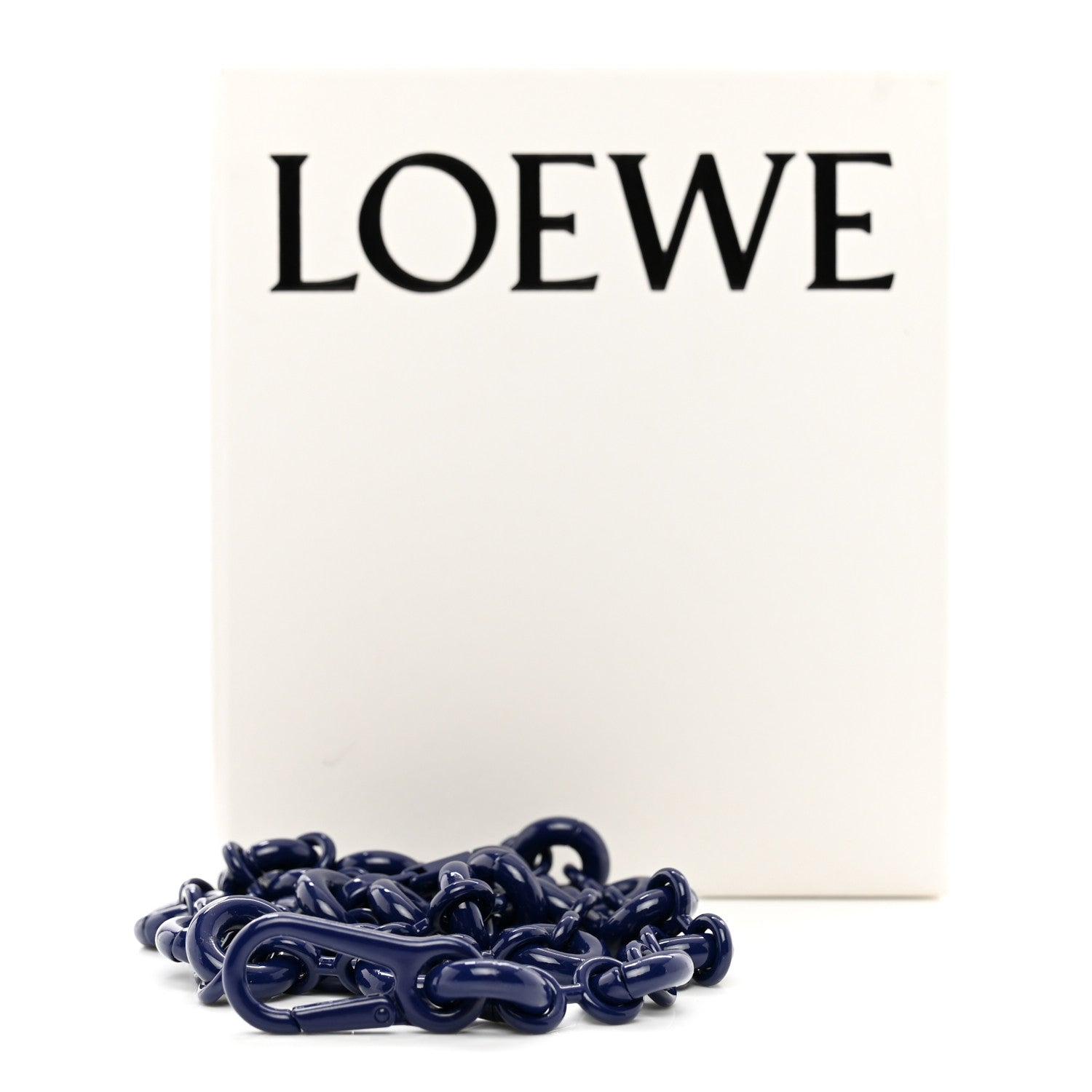 Loewe Brass Monochrome Donut Chain Shoulder Strap Deep Purple Glaze 5 of 5