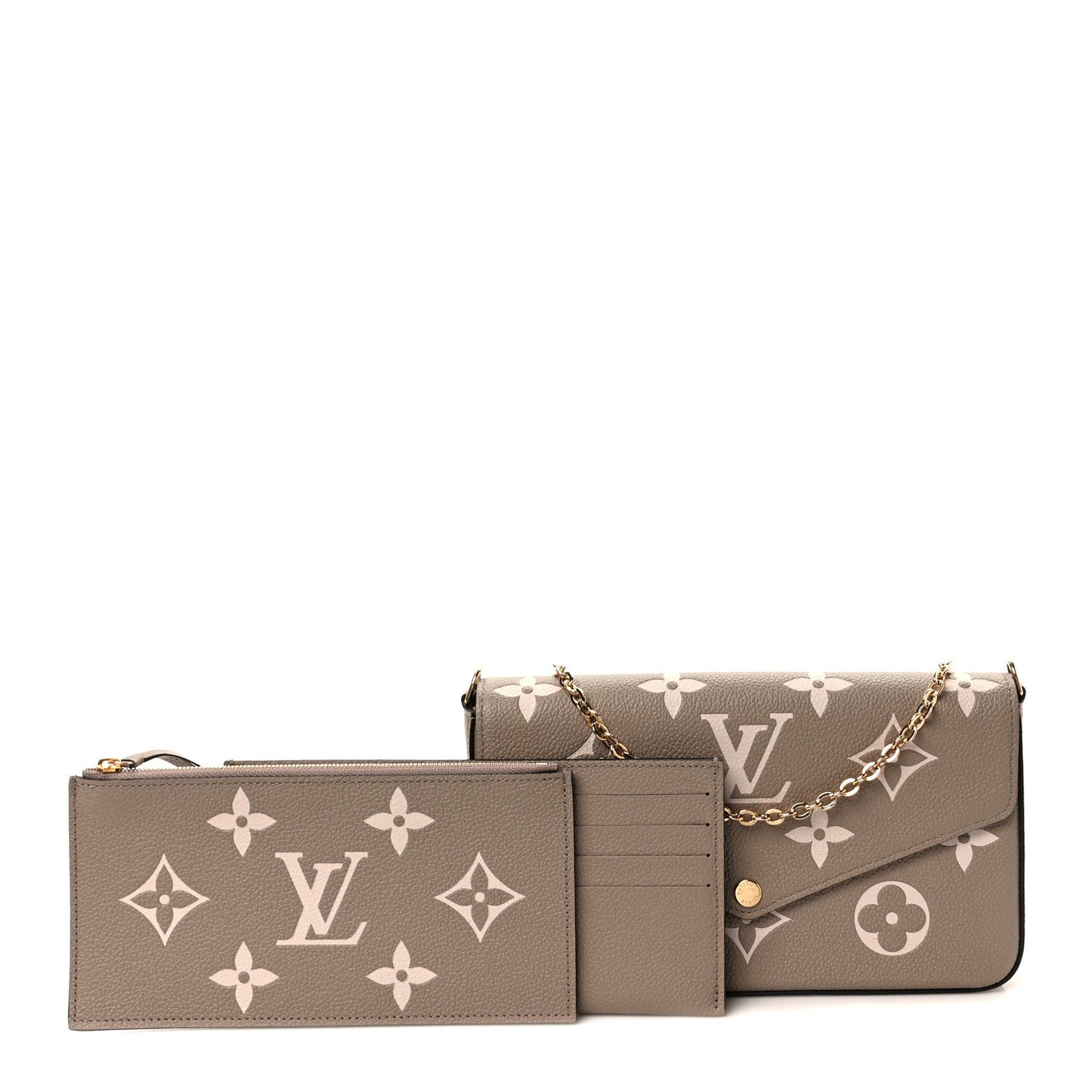 Empreinte Monogram Giant Felicie Pochette Tourterelle Creme