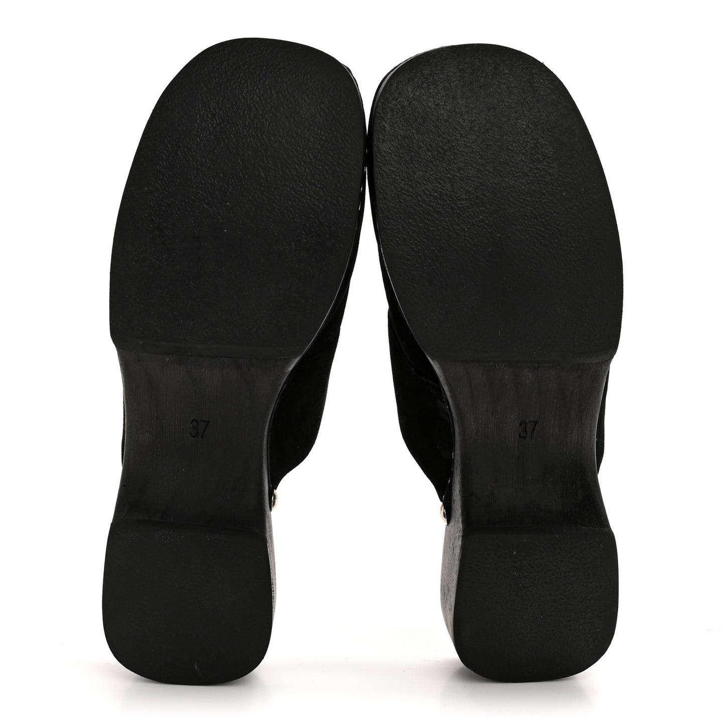Suede CC Clogs 37 Black