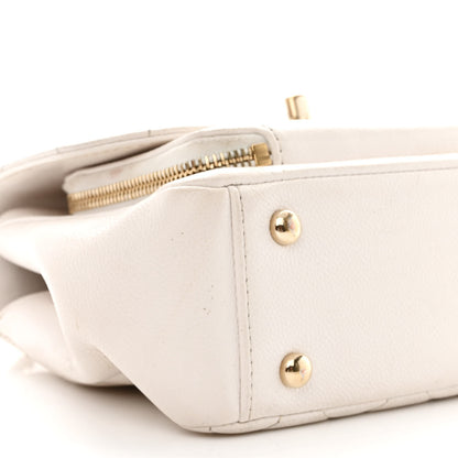 Chanel Caviar Quilted Small Business Affinity Flap White 10 of 19