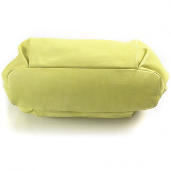 FASHIONPHILE MARNILeatherFrameBagChartreuse 4 of 9