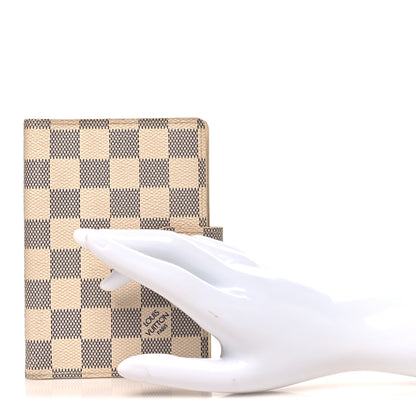 Louis Vuitton Damier Azur Small Ring Agenda Cover 2 of 9
