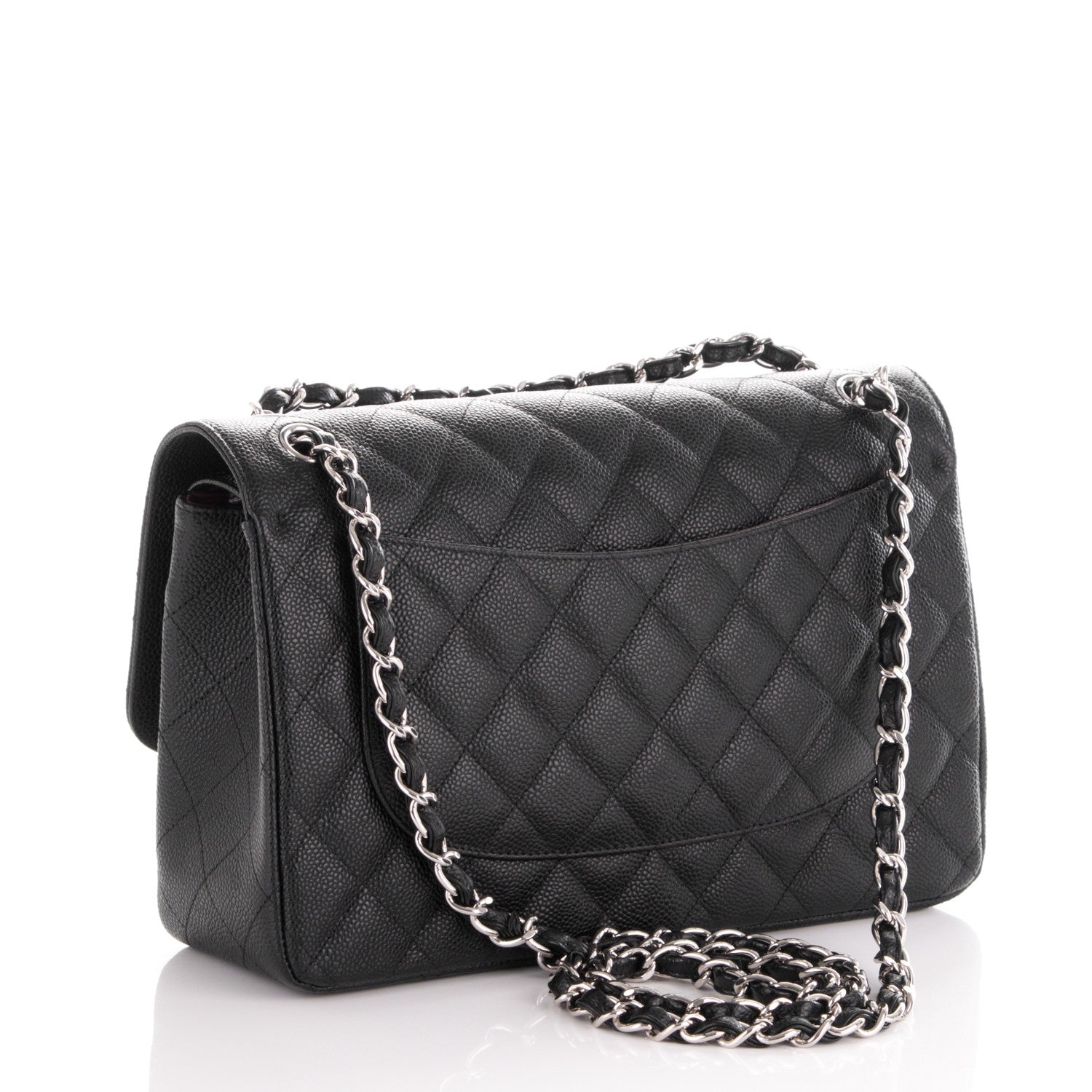 Chanel Caviar Quilted Jumbo Double Flap Black 4 of 8