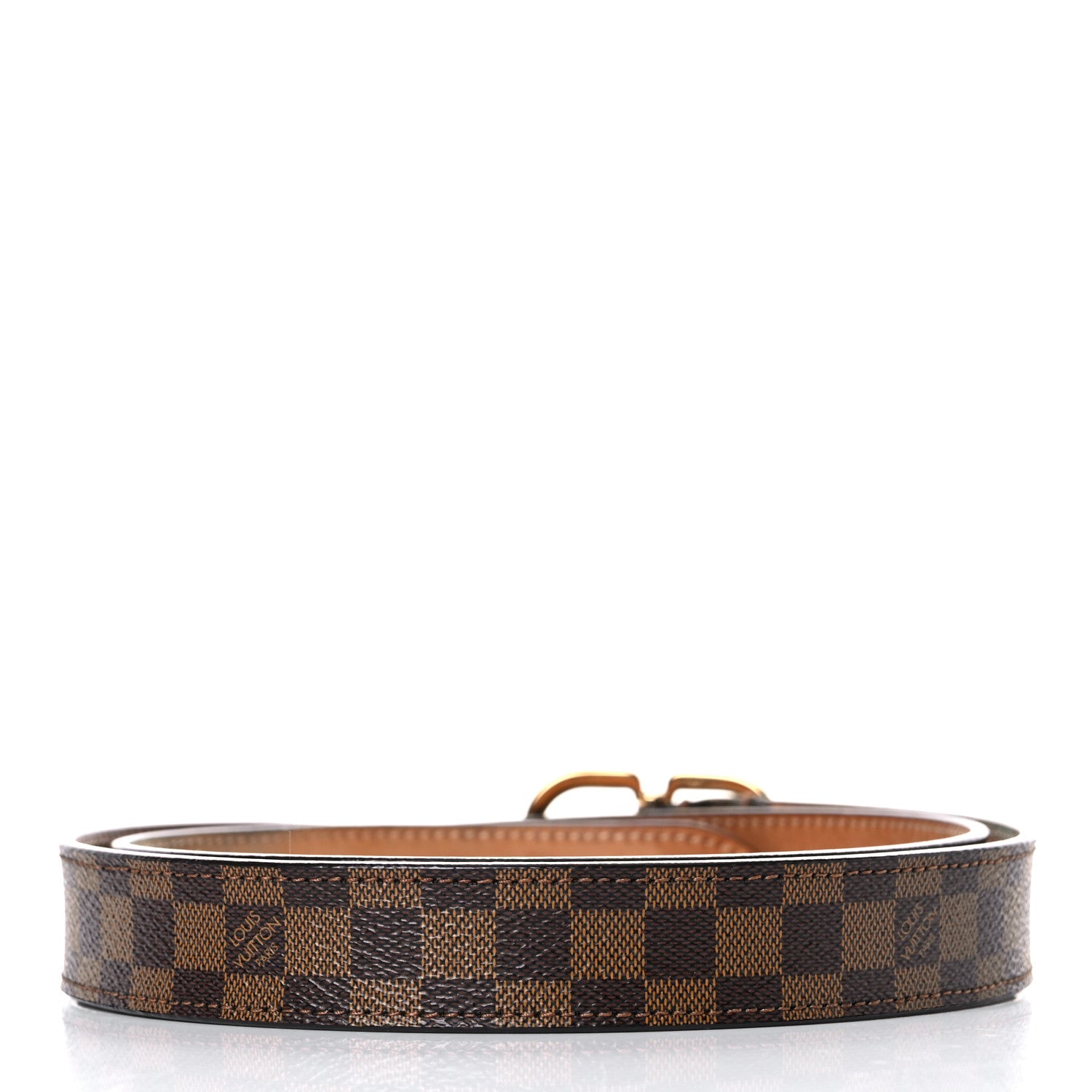Louis Vuitton Damier Ebene Mini 25mm Belt 85 34 2 of 12