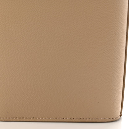 Saint Laurent Grain De Poudre Classic Monogram Cassandre Clutch Nude 13 of 13