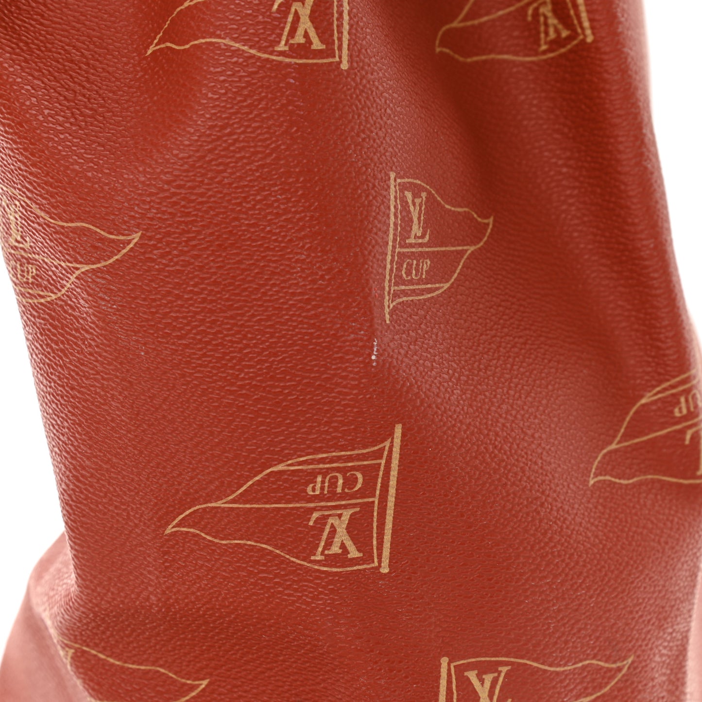 Canvas Americas Cup 1995 Saint Tropez Drawstring Bag Red