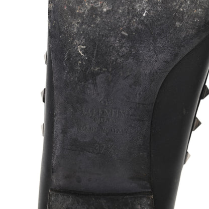 Valentino Garavani Nappa Rockstud Cage Ballerina Flats 37.5 Black 7 of 12
