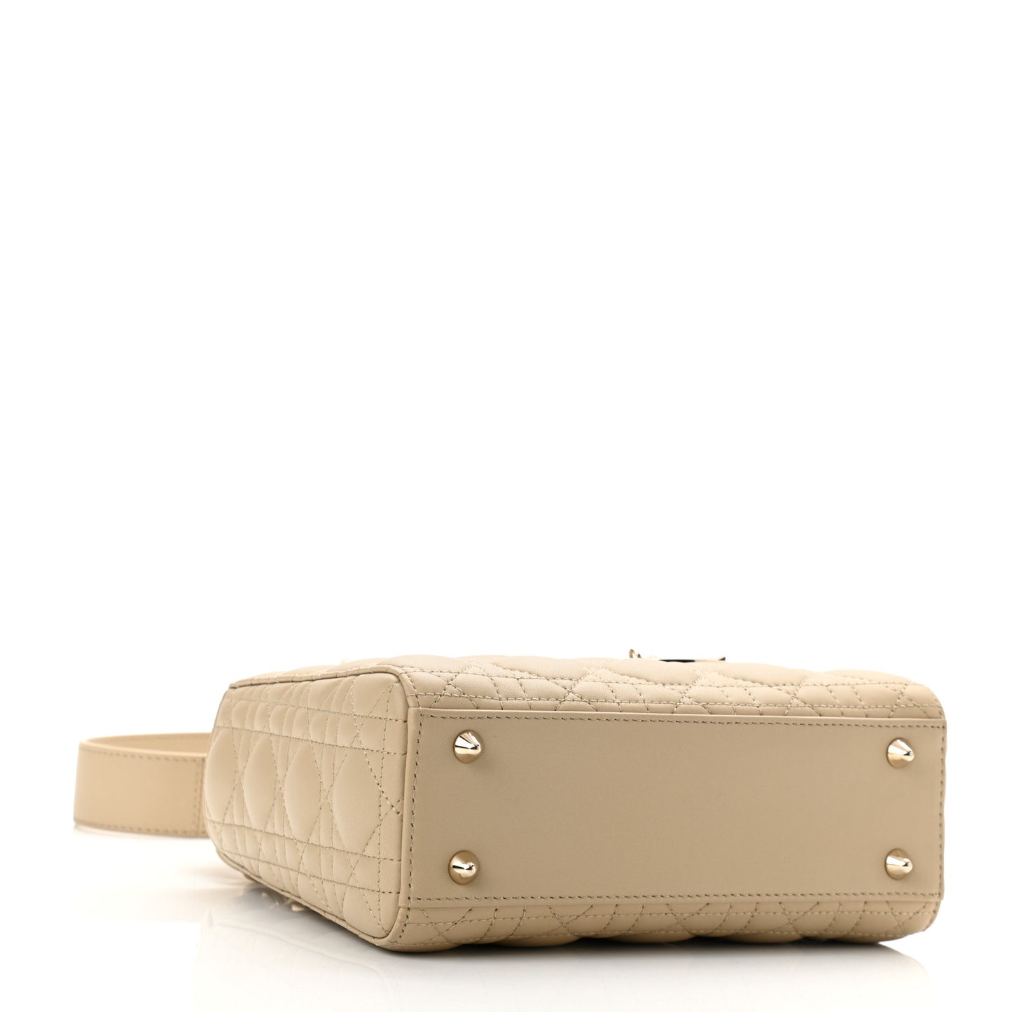 Calfskin Cannage Small My ABCDior Lady Dior Beige