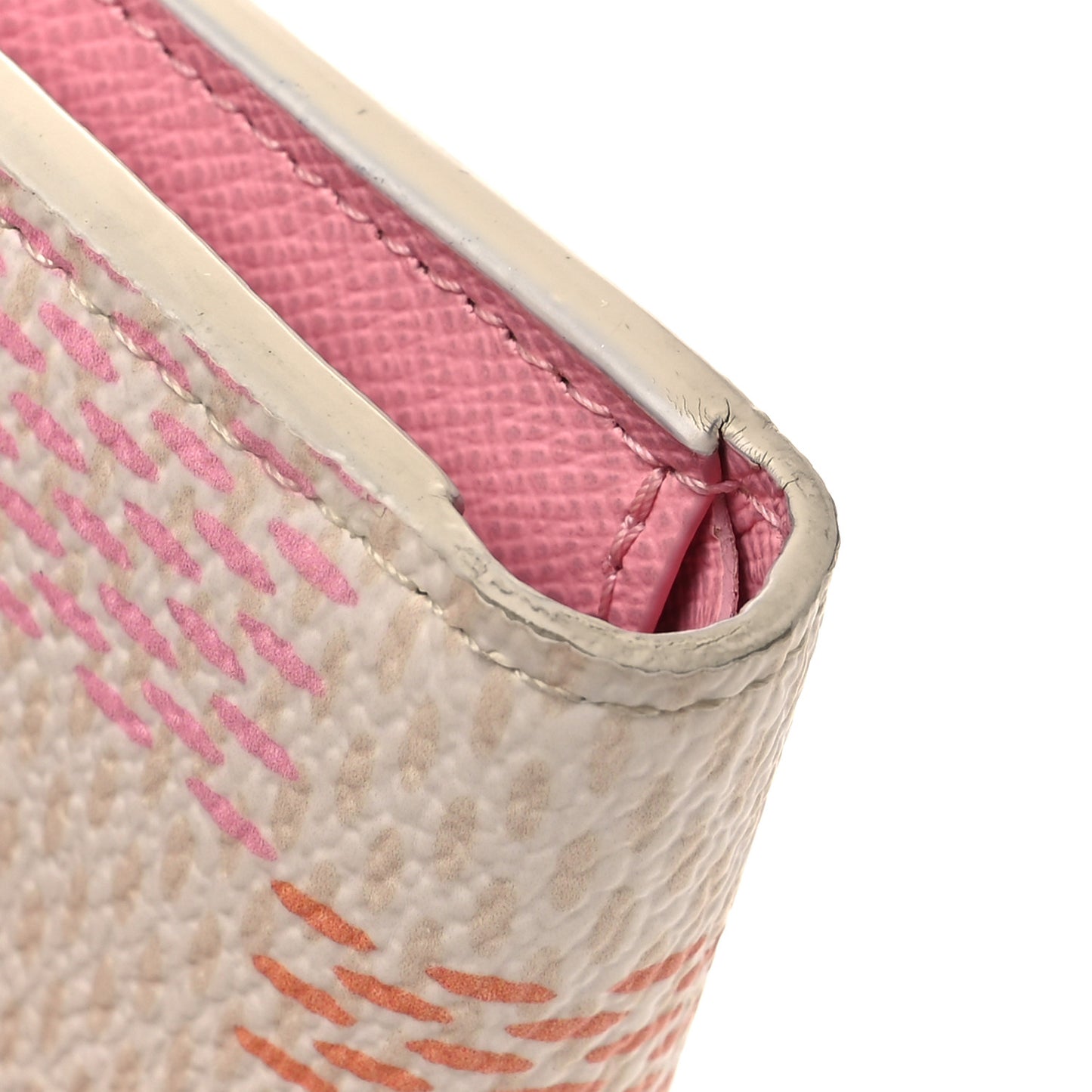 Giant Damier Victorine Wallet Peach