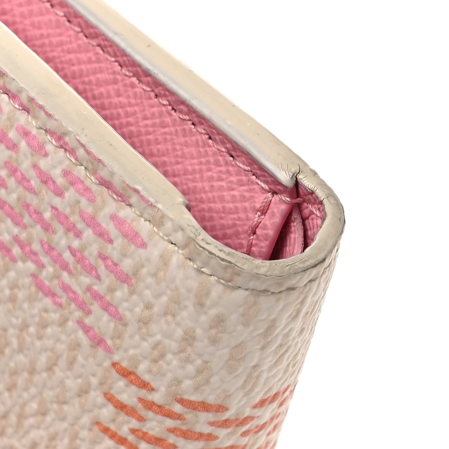 Louis Vuitton Giant Damier Victorine Wallet Peach 10 of 10