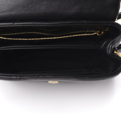 Saint Laurent Calfskin Y Quilted Monogram Toy Loulou Crossbody Bag Black 5 of 11