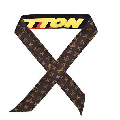 Louis Vuitton Silk Monogram Race BB Bandeau 3 of 4