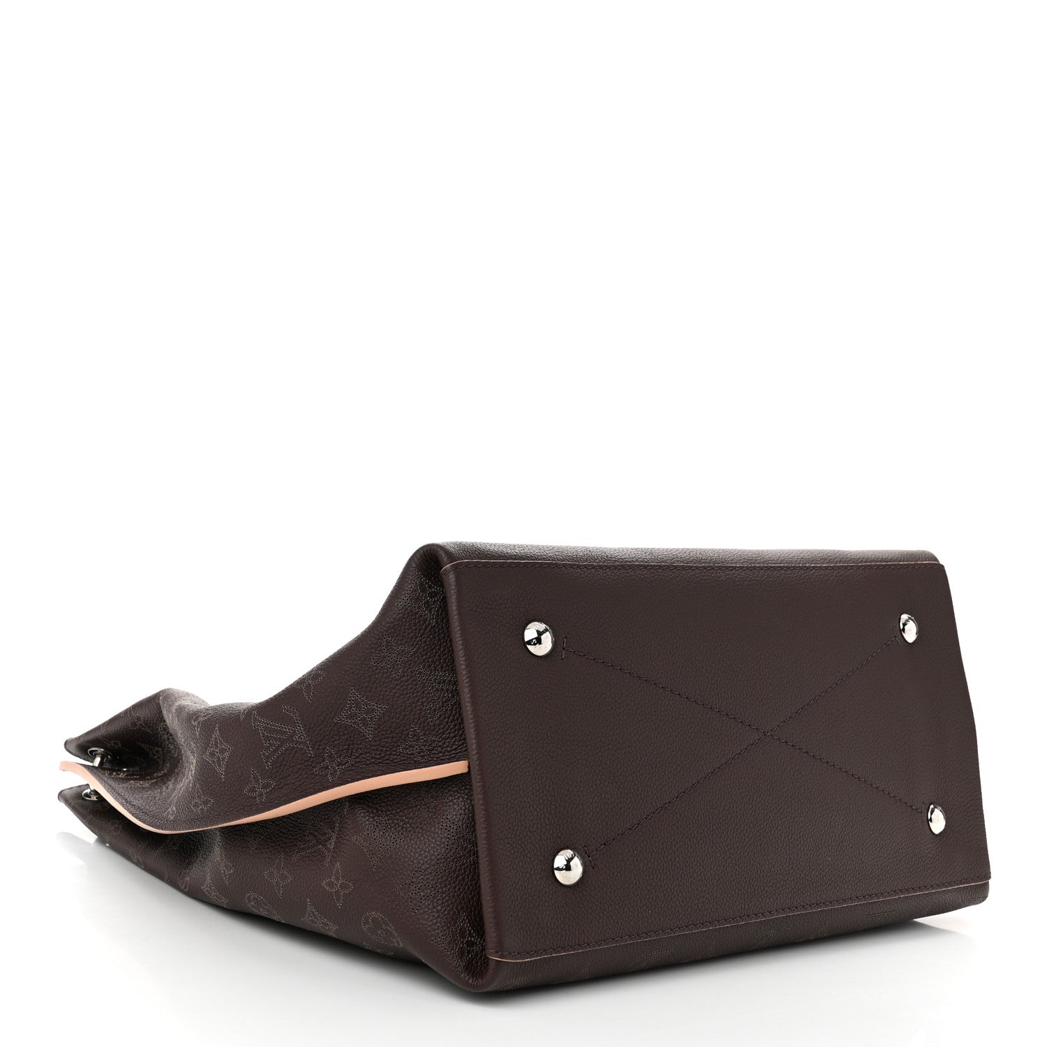 Louis Vuitton Mahina Carmel Hobo Chocolate 4 of 9