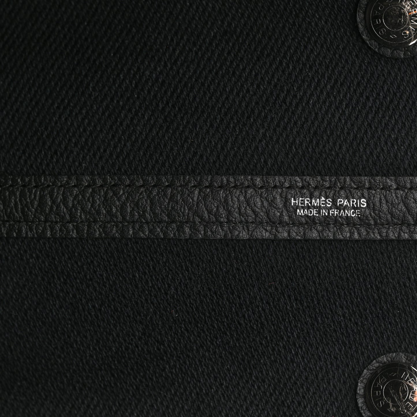 Toile Buffle Skipper Garden Party 36 MM Tote Black