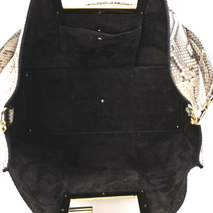 Fendi Snakeskin Medium Fendi Way Tote Daisy Roccia 4 of 9