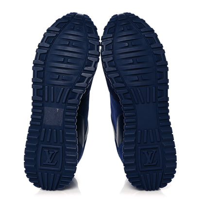 Louis Vuitton Suede Run Away Sneakers 38 Blue 5 of 11