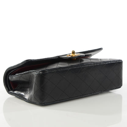 Chanel Lambskin Quilted Medium Double Flap Black 4 of 8
