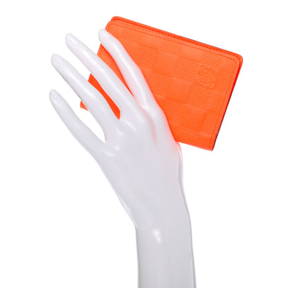 Louis Vuitton Neon Damier Infini Pocket Organizer Orange 2 of 7