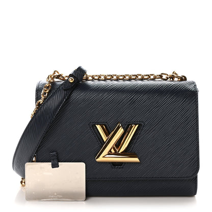 Louis Vuitton Epi Twist Shoulder Bag MM Indigo 3 of 11