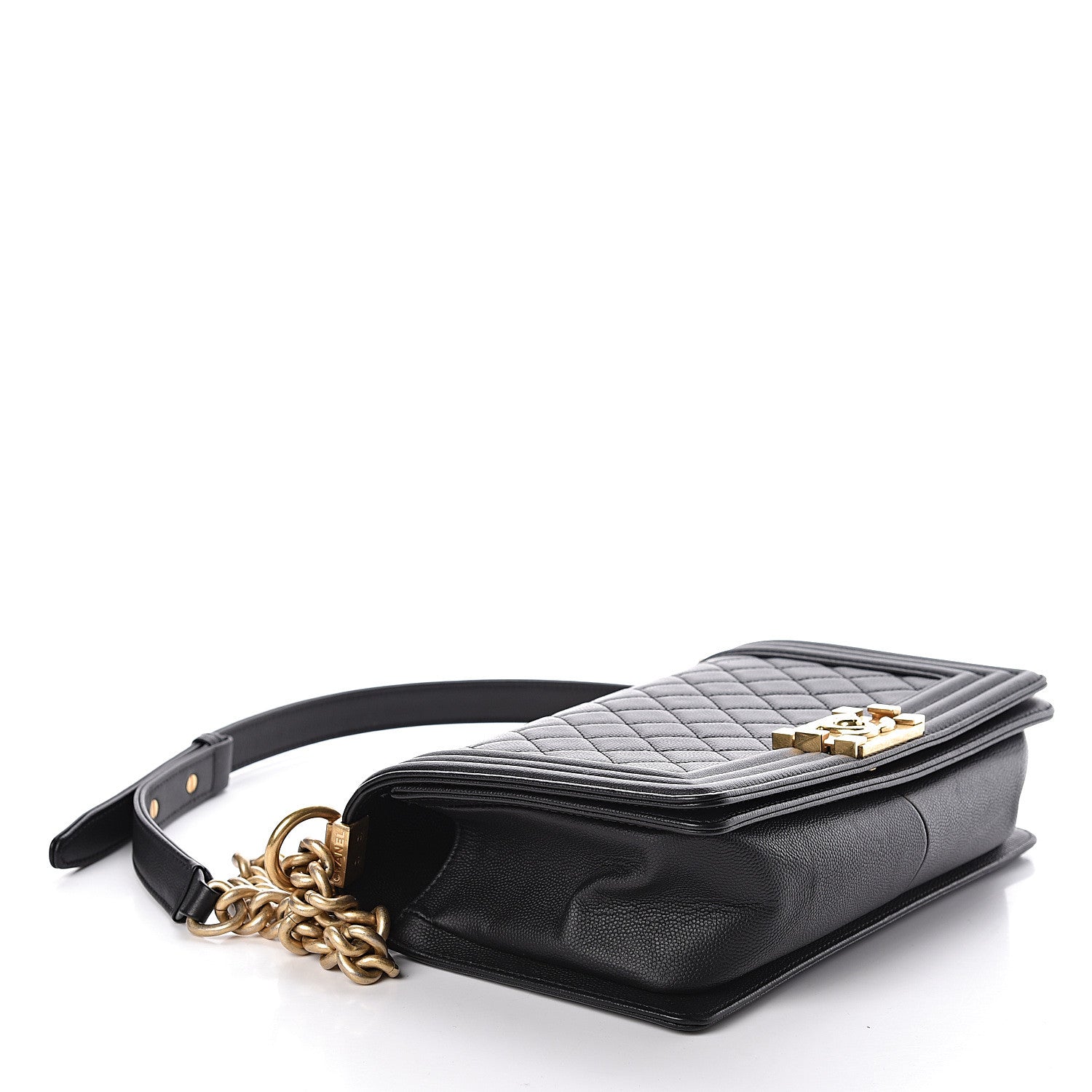 Chanel Caviar Quilted Medium Boy Flap Black 4 of 10