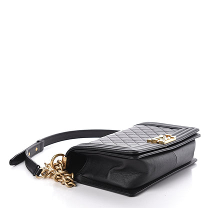 Chanel Caviar Quilted Medium Boy Flap Black 4 of 10