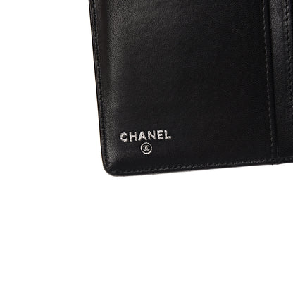 Chanel Patent Calfskin Lucky Symbols Yen Wallet Black 5 of 8