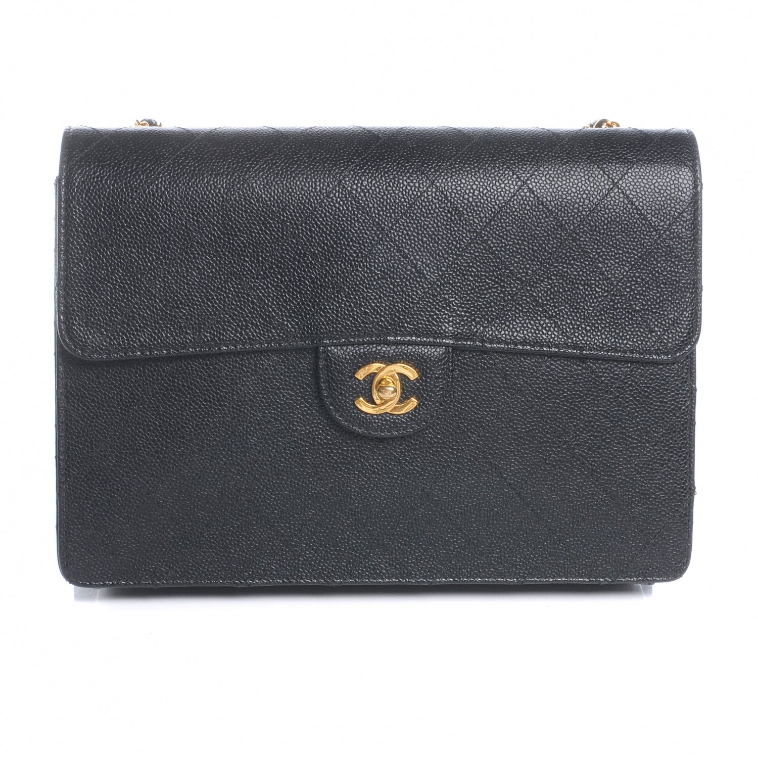 Chanel Caviar Jumbo Flap Black 1 of 9