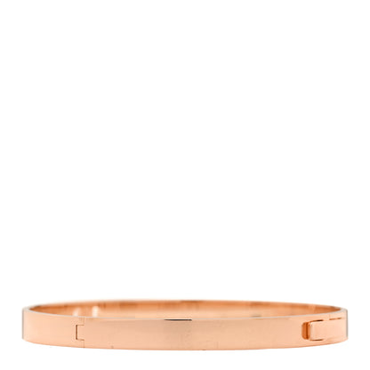 Hermes 18K Rose Gold Diamond PM H D'Ancre Bracelet ST 2 of 4