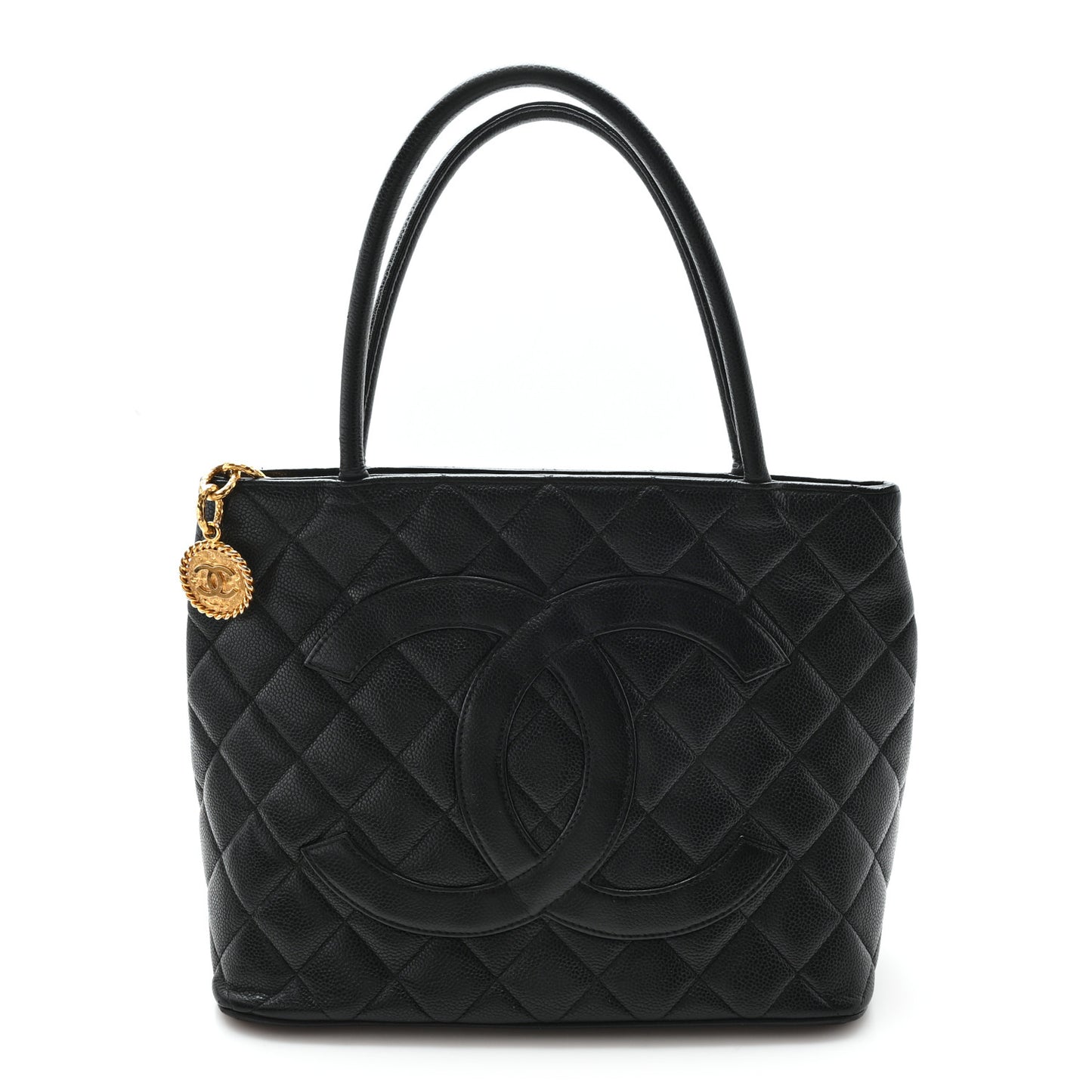 Caviar Quilted Medallion Tote