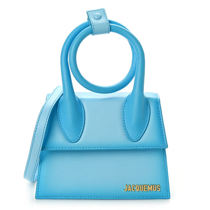 Jacquemus Smooth Calfskin Le Chiquito Noeud Blue 1 of 10