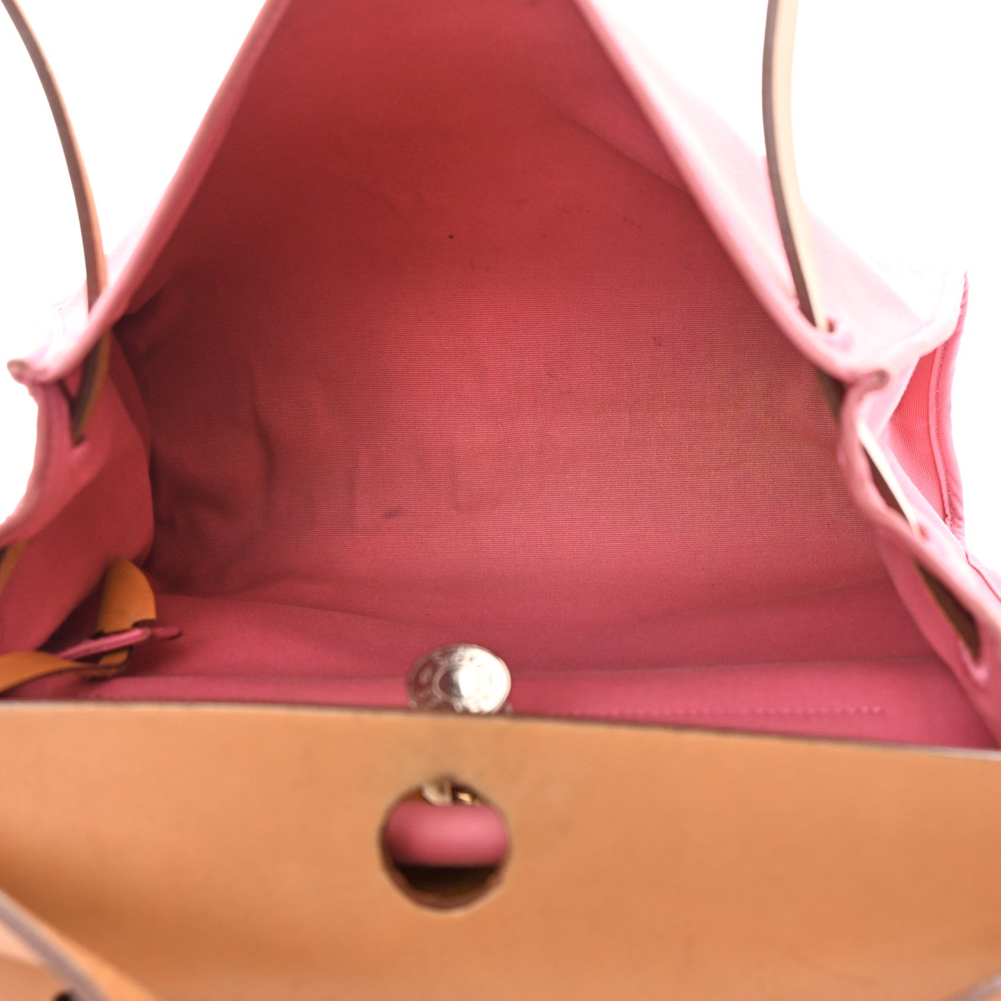 Toile Vache Hunter Herbag Zip 31 PM Rose Lipstick Natural