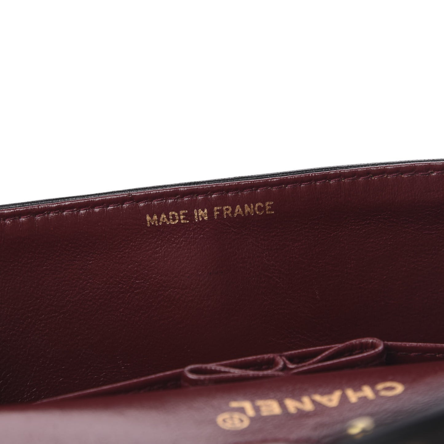 Lambskin Quilted Small Double Flap Black