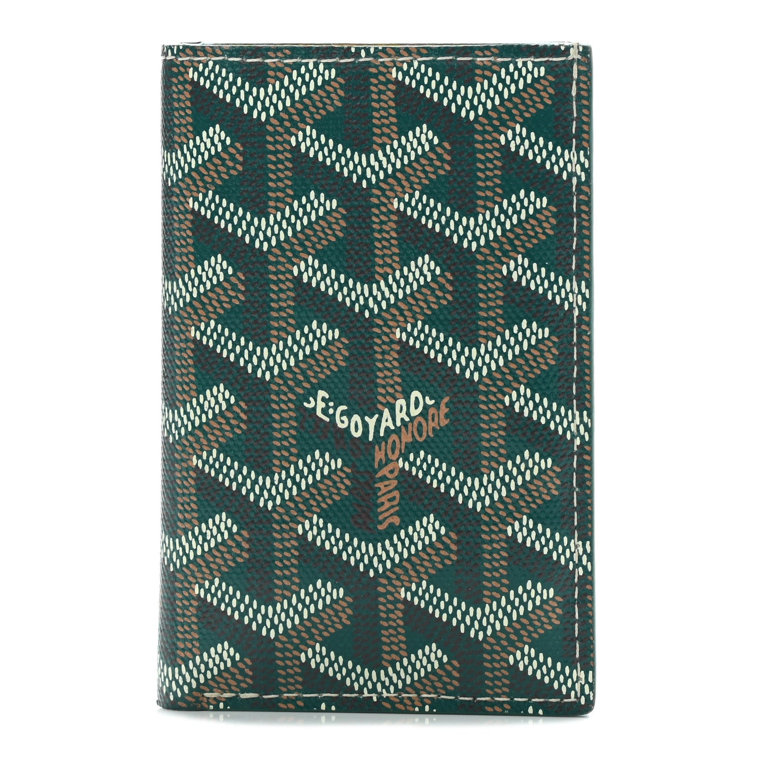 Goyard Goyardine Saint Pierre Card Holder Green 1 of 8