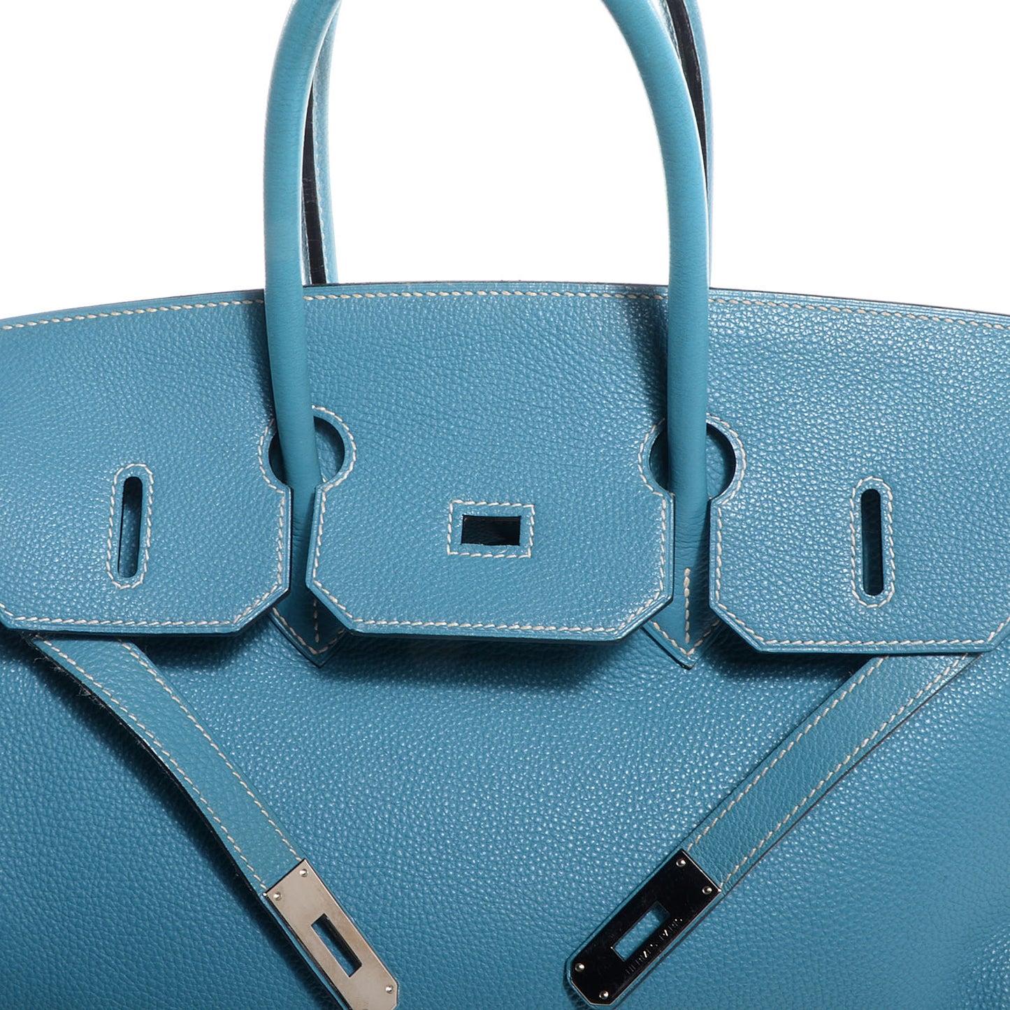 Togo Birkin 35 Blue Jean