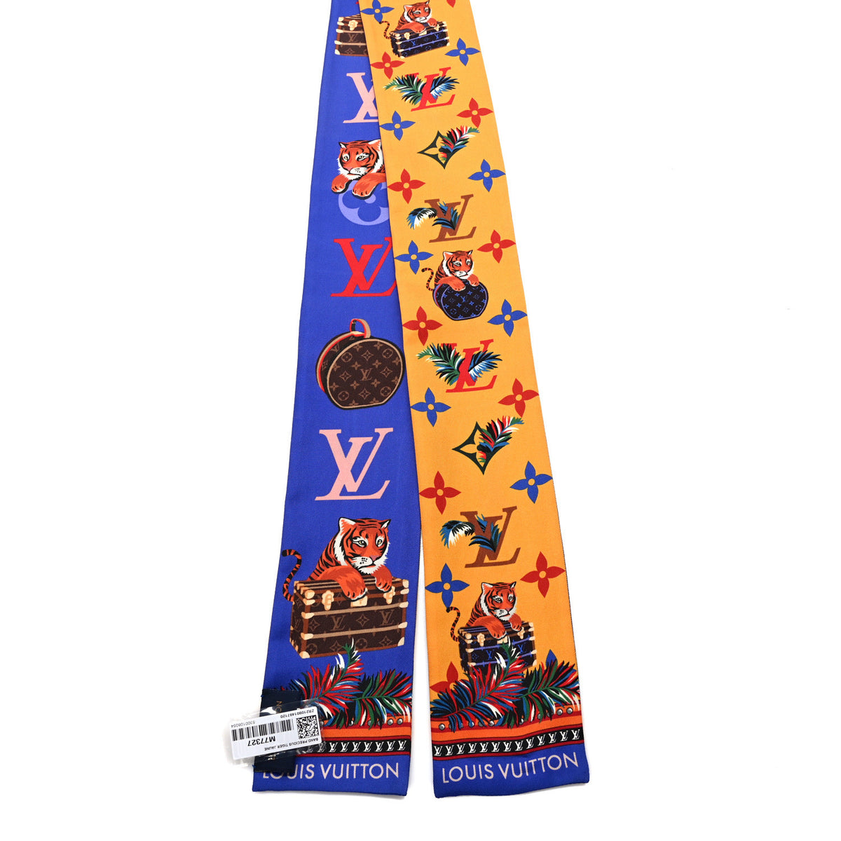 Louis Vuitton Silk Monogram Precious Tiger Bandeau Yellow 2 of 4
