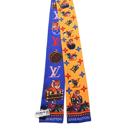 Louis Vuitton Silk Monogram Precious Tiger Bandeau Yellow 2 of 4