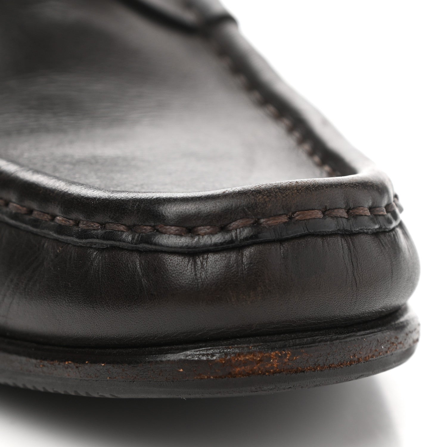Gucci Calfskin Mens Horsebit Loafers 8.5 Marrone 9 of 9