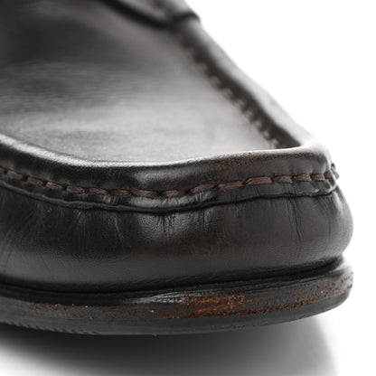 Gucci Calfskin Mens Horsebit Loafers 8.5 Marrone 9 of 9