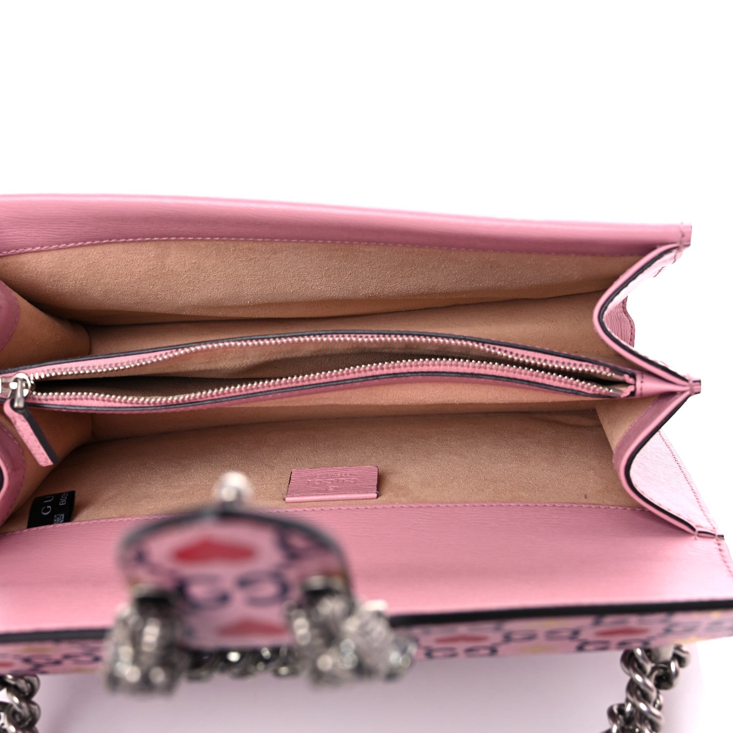 Gucci Calfskin Valentine's Day Exclusive Small Dionysus Bag Pink 5 of 11