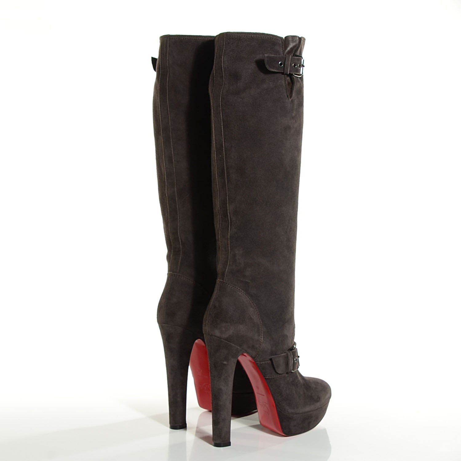 Christian Louboutin Suede Harletty 140 Boots 41 Africa 4 of 6
